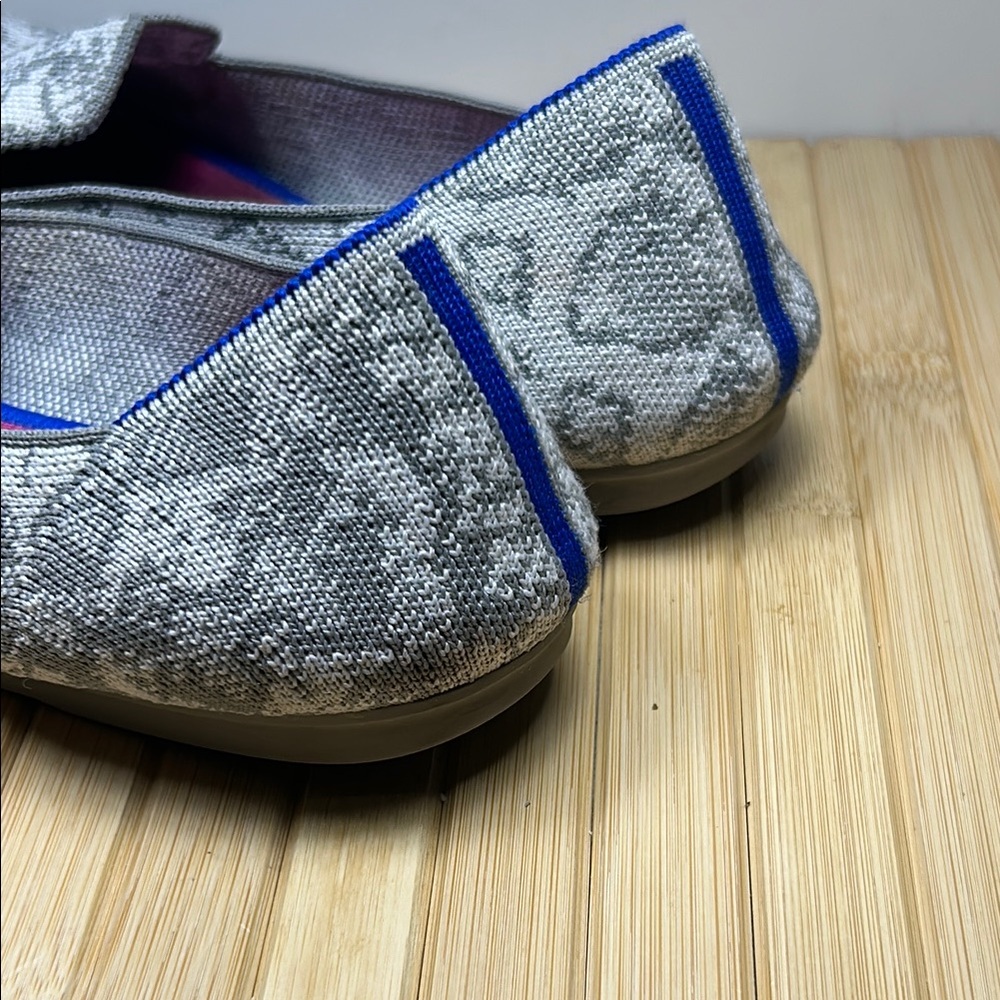 Rothy's Gray and Blue Women's Loafers - Picture 6 of 7